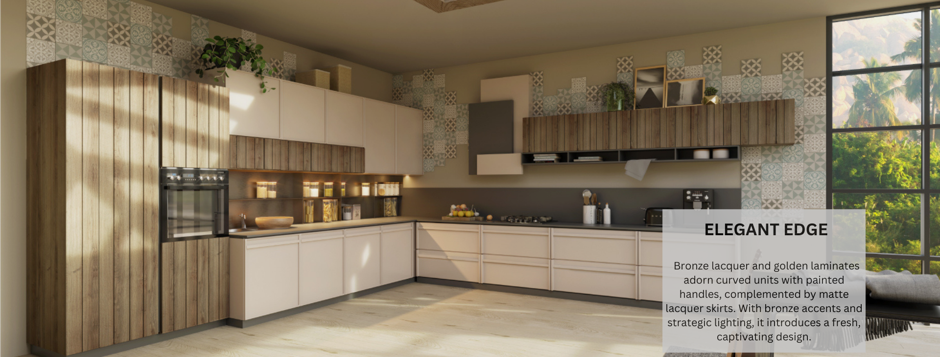 Elegent Edge Kitchen Design