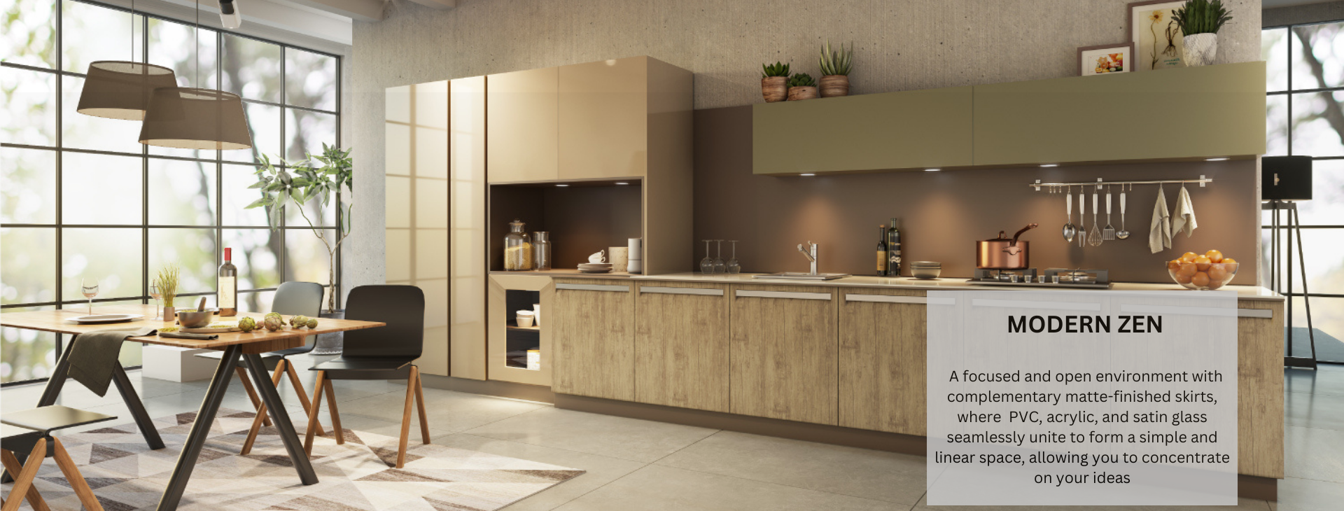 Modern Zen Kitchen Design